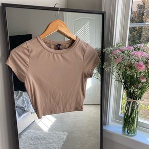 Windsor tan crop top